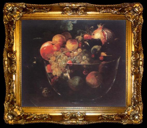 framed  Napoletano, Filippo Kubler, pleased with fruits, ta009-2
